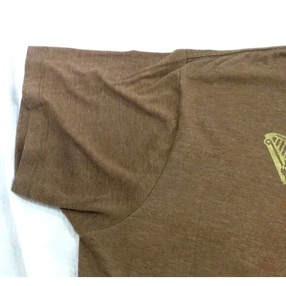 Guinness 1759 Dublin Ireland Official Merchandise XL Brown T-Shirt - Picture 8 of 8